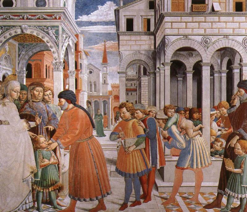 Benozzo Gozzoli Scenes From the Life of St.Augustine oil painting image